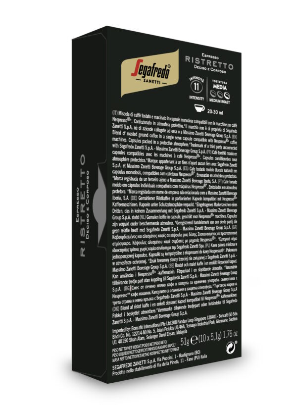Segafredo Ristretto <br><small>10 cápsulas</small></br> - Image 2